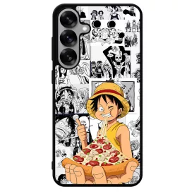 Monkey D Luffy Pizza - One Piece Samsung Galaxy S25 Plus tok