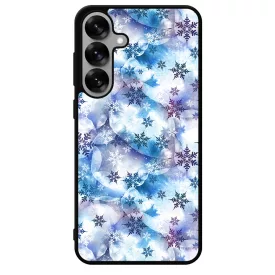 Téli Szépséges Hópihe mintás Samsung Galaxy S25 Plus tok