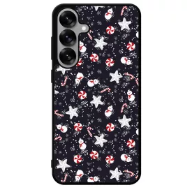 Cuki karácsonyi díszek mintás Samsung Galaxy S25 Plus tok