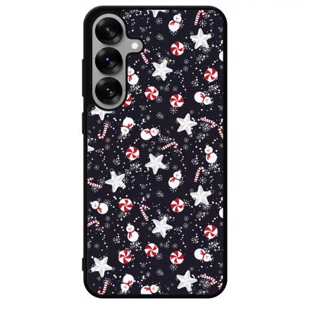 Cuki karácsonyi díszek mintás Samsung Galaxy S25 Plus tok