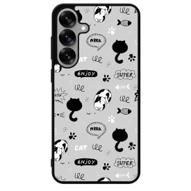 Mrrr Cuki Cica mintás Samsung Galaxy S25 Plus tok