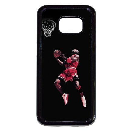 Michael Jordan kosaras kosárlabdás nba Samsung Galaxy S7 fekete tok