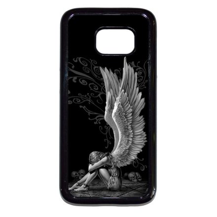 angyal angyalos fekete bukott Samsung Galaxy S7 fekete tok