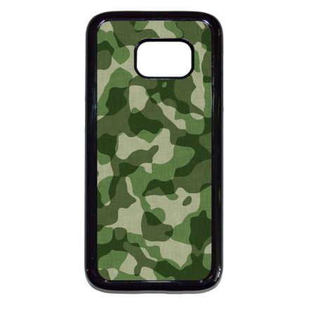 terepszin camouflage kamuflázs Samsung Galaxy S7 fekete tok