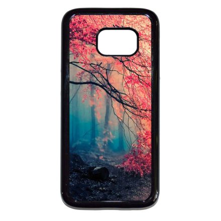őszi erdős falevél természet Samsung Galaxy S7 fekete tok