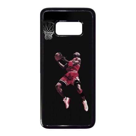 Michael Jordan kosaras kosárlabdás nba Samsung Galaxy S8 fekete tok