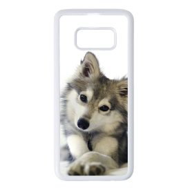 kutyás kutyus Samsung Galaxy S8 fehér tok