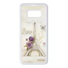vintage párizs párizsi eiffel torony tornyos Samsung Galaxy S8 fehér tok