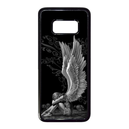 angyal angyalos fekete bukott Samsung Galaxy S8 fekete tok