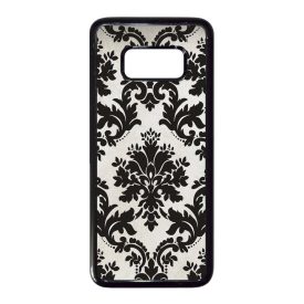vintage fekete fehér Samsung Galaxy S8 fekete tok
