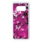 pillangó pillangós lepke lepkés Samsung Galaxy S8 fekete tok