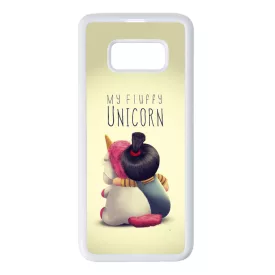 agnes unikornis gru my fluffy unicorn Samsung Galaxy S8 fehér tok