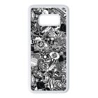 stickerbomb matricabomba Samsung Galaxy S8 fekete tok