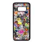 stickerbomb matricabomba Samsung Galaxy S8 fekete tok