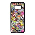 stickerbomb matricabomba Samsung Galaxy S8 fekete tok