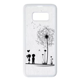 szerelem szerelmes pitypang Samsung Galaxy S8 fehér tok