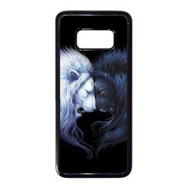oroszlán napom csillagom yin yang szerelem love Samsung Galaxy S8 fekete tok