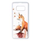 róka rókás fox Samsung Galaxy S8 fehér tok