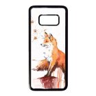 róka rókás fox Samsung Galaxy S8 fehér tok