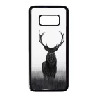 szarvas szarvasos agancs őszi fehér Samsung Galaxy S8 fekete tok