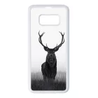 szarvas szarvasos agancs őszi fehér Samsung Galaxy S8 fekete tok