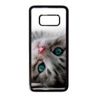 cica cicás macskás Samsung Galaxy S8 fehér tok