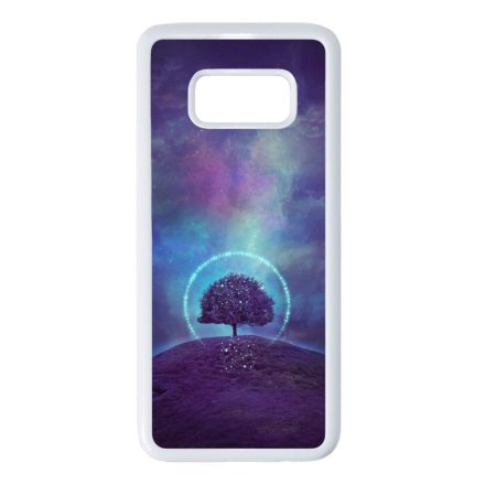 életfa kelta fantasy galaxis életfás life tree Samsung Galaxy S8 fehér tok