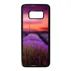 levendula levendulás levander lavender provence Samsung Galaxy S8 fekete tok