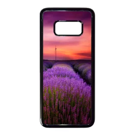 levendula levendulás levander lavender provence Samsung Galaxy S8 fekete tok