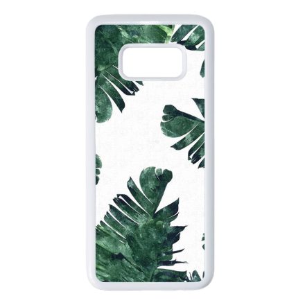 Pálmafa nyár Samsung Galaxy S8 fehér tok
