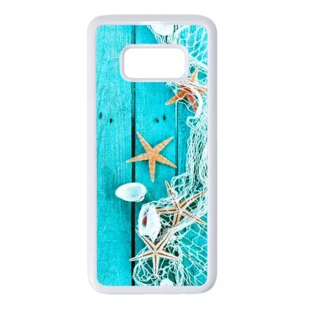 Tengeri csillag kagyló nyár Samsung Galaxy S8 fehér tok