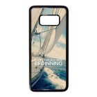 Minden nap egy új kezdet vitorlás tenger nyár Samsung Galaxy S8 fehér tok