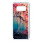 őszi erdős falevél természet Samsung Galaxy S8 fekete tok