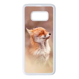 róka rókás fox Samsung Galaxy S8 fehér tok