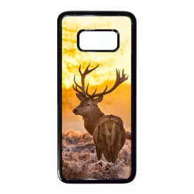 szarvas szarvasos agancs őszi Samsung Galaxy S8 fekete tok