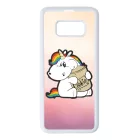 unicorn unikornis fantasy csajos Samsung Galaxy S8 fehér tok