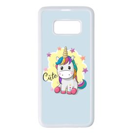 unicorn unikornis fantasy csajos Samsung Galaxy S8 fehér tok