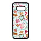 téli karácsonyi csajos mintás Samsung Galaxy S8 fehér tok