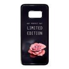i am Not Perfect But Limited edition viragos rose rozsas Samsung Galaxy S8 fehér tok