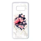 Marble Love marvany mintas viragos Samsung Galaxy S8 fekete tok