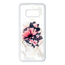 Marble Love marvany mintas viragos Samsung Galaxy S8 fekete tok