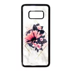 Marble Love marvany mintas viragos Samsung Galaxy S8 fekete tok