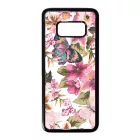 pillangós lepkés virág mintás Samsung Galaxy S8 fehér tok