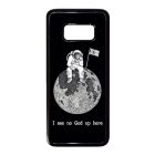 I see no God up here - űrhajós space Samsung Galaxy S8 fekete tok