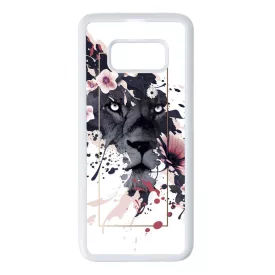 Gyönyörű oroszlán ajándék nőknek valentin napra Samsung Galaxy S8 tok