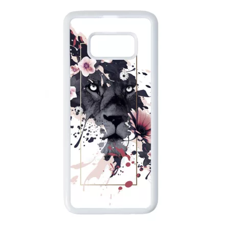 Gyönyörű oroszlán ajándék nőknek valentin napra Samsung Galaxy S8 tok