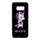 Unikornis - morcos reggel unicorn egyszarvú Samsung Galaxy S8 tok