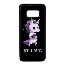 Unikornis - morcos reggel unicorn egyszarvú Samsung Galaxy S8 tok