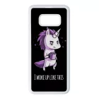 Unikornis - morcos reggel unicorn egyszarvú Samsung Galaxy S8 tok