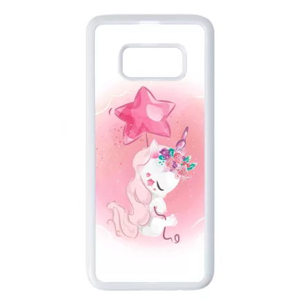 Tündéri unikornis unicorn egyszarvú Samsung Galaxy S8 tok